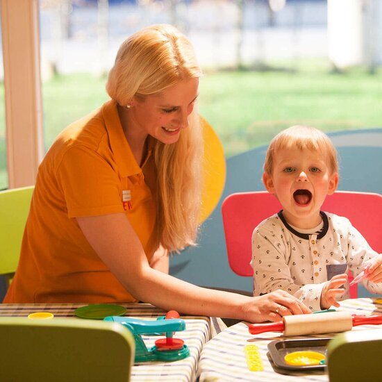 Kinderbetreuung im Hotel im Urlaub an der Ostsee mit Kindern